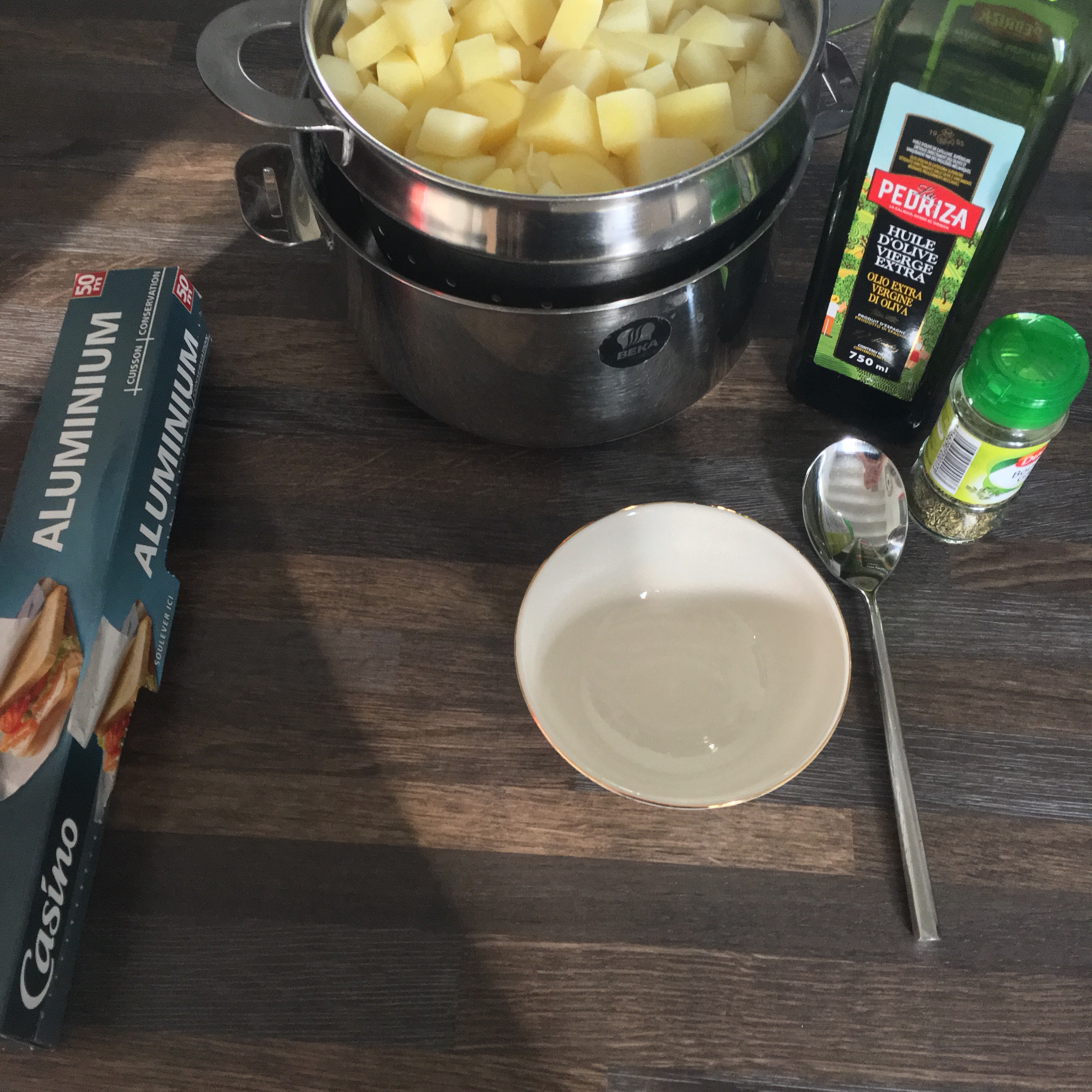 Pommes de terre provençale - Les ingredients